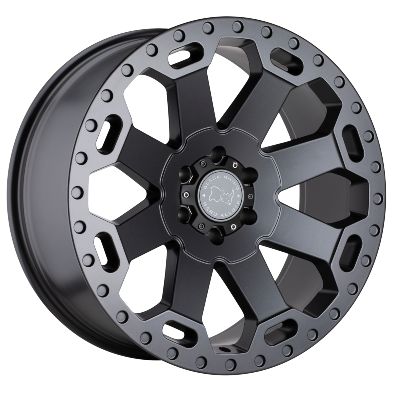Jantă aliaj Black Rhino WARLORD 17X9 8x165.1 MATTE GUNMETAL ET 12 CB 122.4 1790WAR128165G22