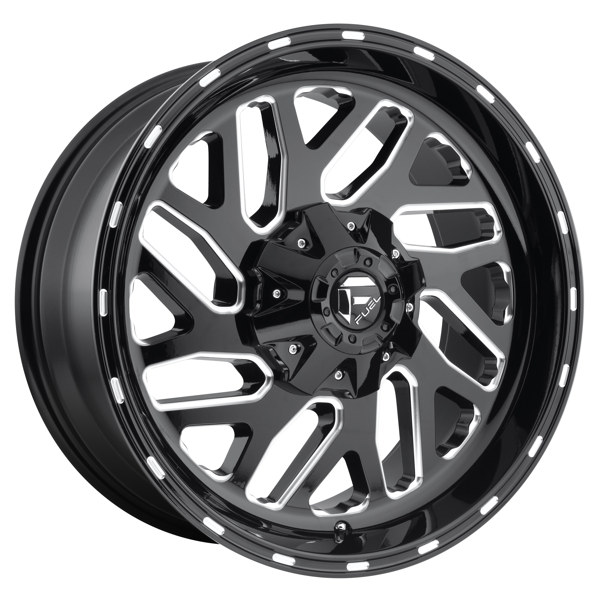 hD581.png Jantă aliaj Fuel D581 TRITON 24X12 6x135 / 6x139.7 GLOSS BLACK MILLED ET -44 CB 106.1 D58124209847