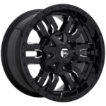 Jantă aliaj Fuel D595 SLEDGE 20X9 8x165.1 GLOSS BLACK MILLED ET 20 CB 125.1 D59520908257