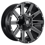 Jantă aliaj Fuel D615 CONTRA 20X9 6x135 / 6x139.7 GLOSS BLACK MILLED ET 20 CB 106.1 D61520909857