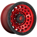 Jantă aliaj Fuel D632 ZEPHYR 17X9 6x139.7 CANDY RED W/ BLACK BEAD RING ET 1 CB 106.1 D63217908450