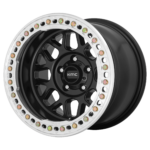 Jantă aliaj KMC KM235 GRENADE CRAWL BEADLOCK 17X9 6x139.7 SATIN BLACK ET -38 CB 108 KM23579060738N