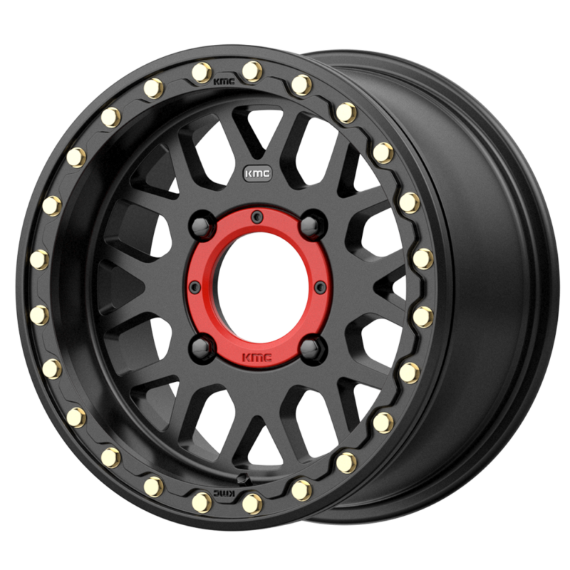 Jantă aliaj KMC Powersports KS235 GRENADE UTV BEADLOCK 14X7 4x137 SATIN BLACK ET 38 CB 112.1 KS23547048738