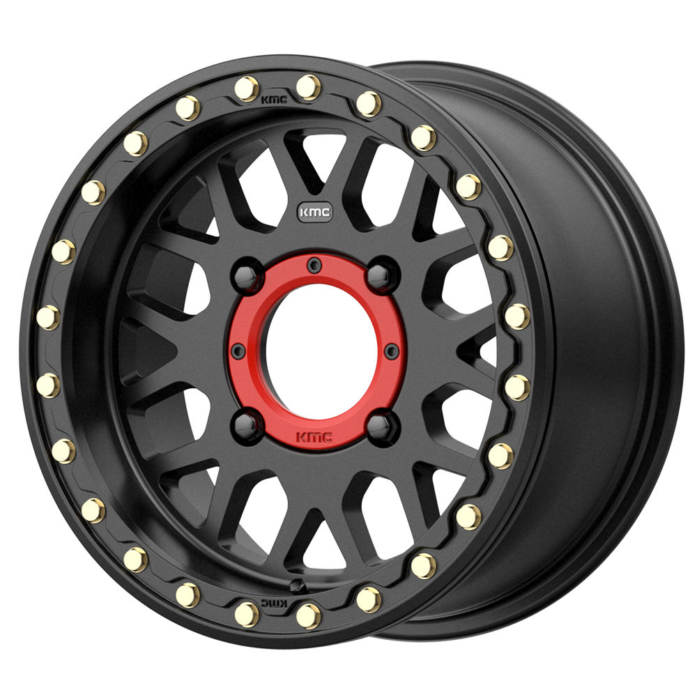 hKS2357-1.png Jantă aliaj KMC Powersports KS235 GRENADE UTV BEADLOCK 14X7 4x137 SATIN BLACK ET 38 CB 112.1 KS23547048738