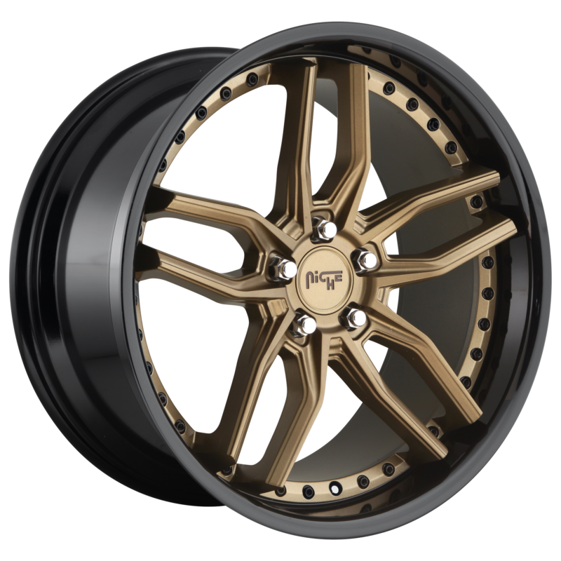 Jantă aliaj Niche M195 METHOS 20X9 5x112 MATTE BRONZE BLACK BEAD RING ET 38 CB 66.56 M1952090F8+38