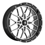 Jantă aliaj MSA Offroad Wheels M45 PORTAL UTV 20X7 4x137 GLOSS BLACK MACHINED ET 0 CB 112.1 M45-020737
