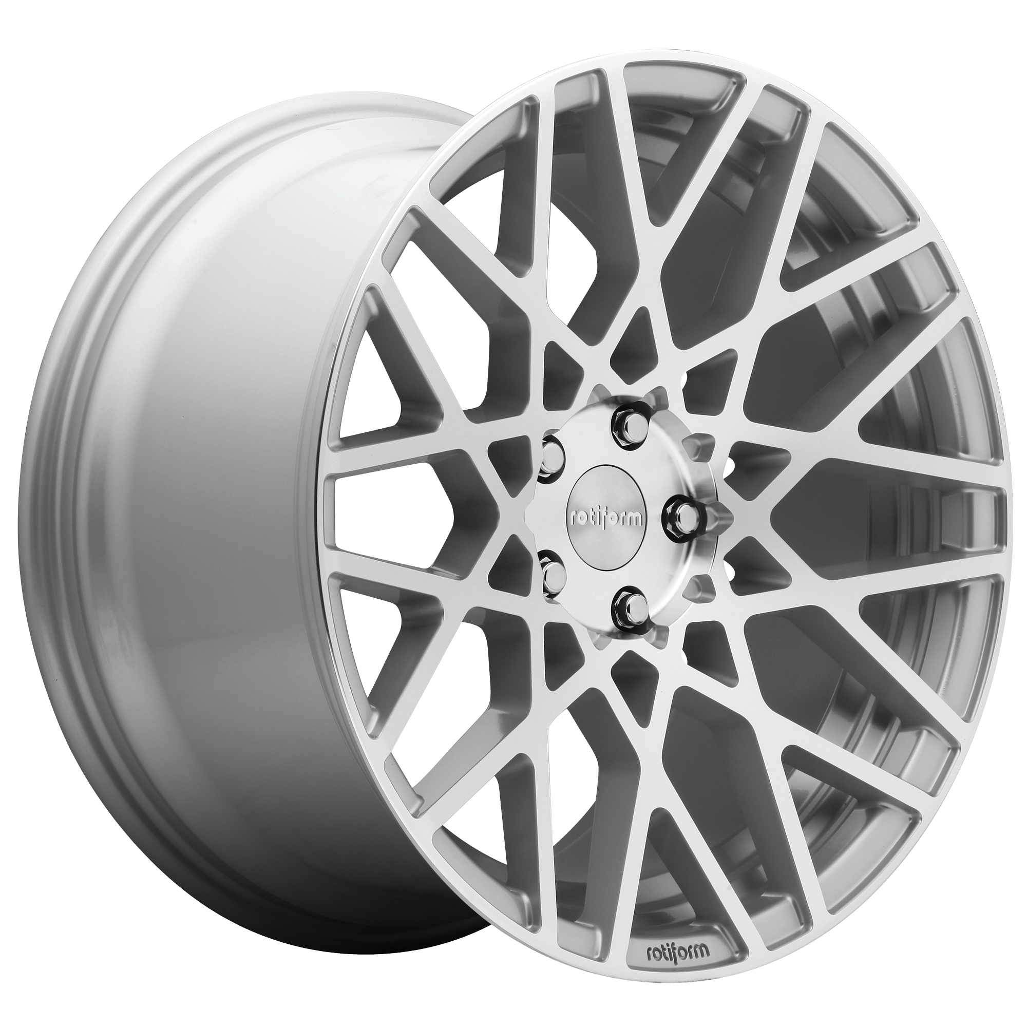 hR110.png Jantă aliaj Rotiform R110 BLQ 19X8.5 5x114.3 GLOSS SILVER MACHINED ET 38 CB 72.56 R110198565+38