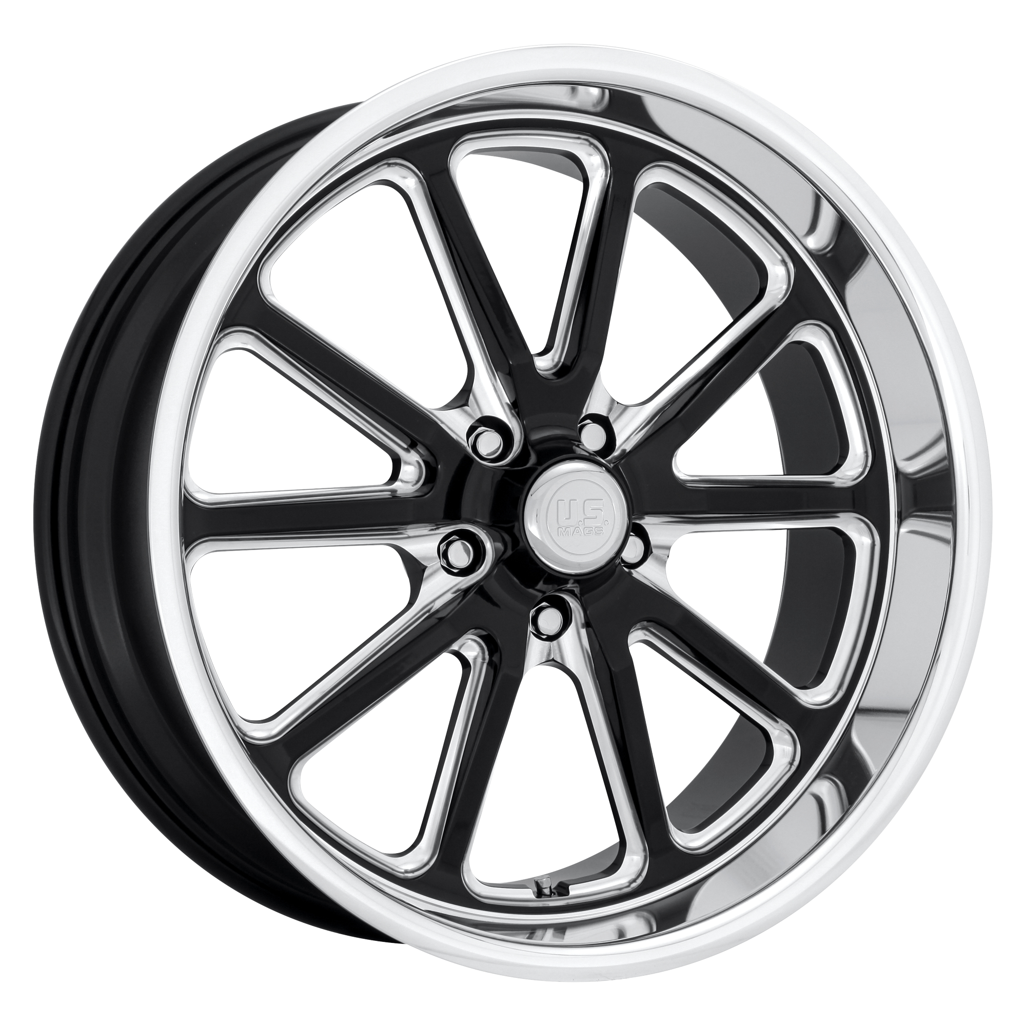 hU117-1.png Jantă aliaj US Mags U117 RAMBLER 18X9.5 5x120.65 GLOSS BLACK MILLED ET 1 CB 72.56 U11718956152