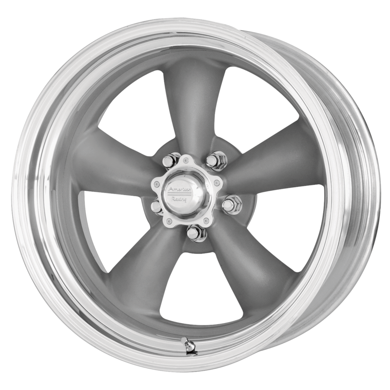 Jantă aliaj American Racing Vintage VN215 CLASSIC TORQ THRUST II 17X8 5x120.65 MAG GRAY W/ MACHINED LIP ET -11 CB 83.06 VN2157861