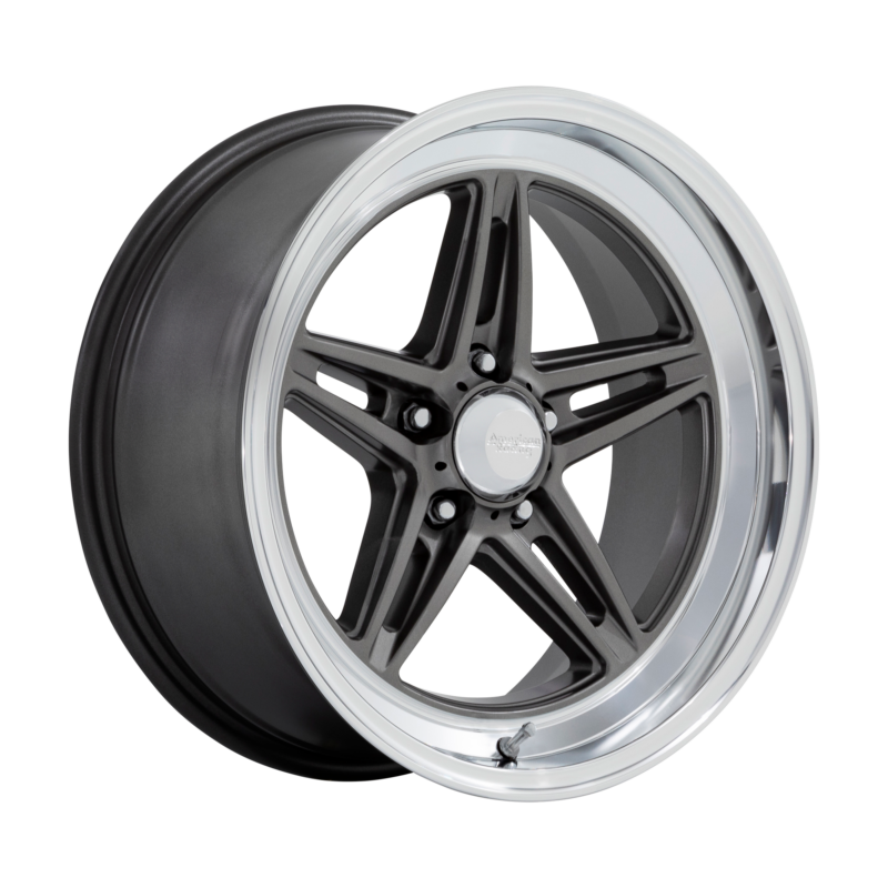 Jantă aliaj American Racing Vintage VN514 GROOVE 18X10 5x114.3 ANTHRACITE W/ DIAMOND CUT LIP ET 12 CB 72.56 VN514AD18101212