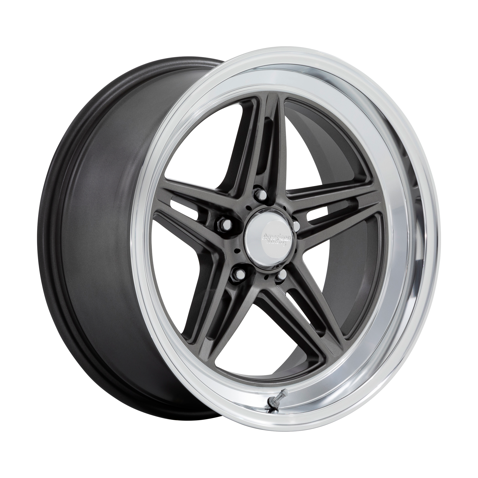 hVN514AD.png Jantă aliaj American Racing Vintage VN514 GROOVE 18X10 5x114.3 ANTHRACITE W/ DIAMOND CUT LIP ET 0 CB 72.56 VN514AD18101200