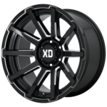 Jantă aliaj XD XD847 OUTBREAK 20X10 6x139.7 GLOSS BLACK MILLED ET 12 CB 106.1 XD84721068312