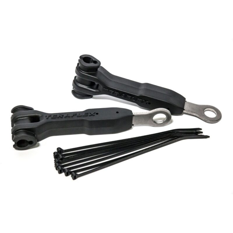 Kit ancore furtun frână cu 1 gaură de prindere Jeep Wrangler JL, JK și Gladiator JT Teraflex 1101255