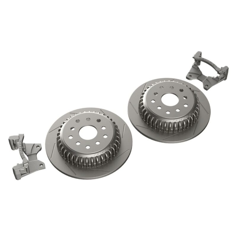 Kit Big Rotor spate cu discuri canelate 343 mm (13.5”) Jeep Wrangler JK Teraflex 4304460