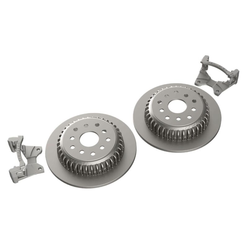 Kit Big Rotor spate cu discuri netede 343 mm (13.5”) Jeep Wrangler JK Teraflex 4304450