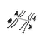 Kit 8 brațe lungi reglabile Alpine IR cu suporturi Jeep Wrangler JL 2 uși lift 3-6” Teraflex 1310512