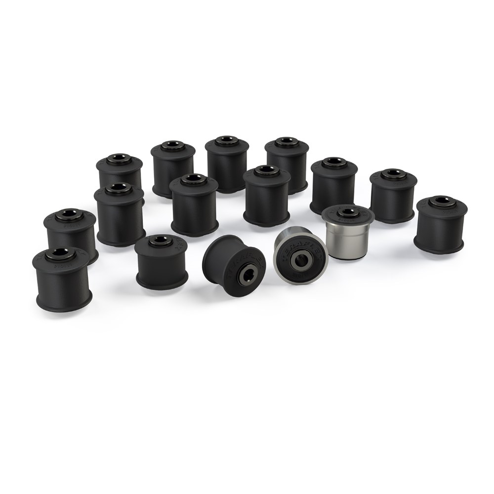 Kit bucșe IR de schimb pentru 8 brațe scurte Jeep Wrangler JL Teraflex 1952800 Kit bucșe IR de schimb pentru 8 brațe scurte Jeep Wrangler JL Teraflex 1952800
