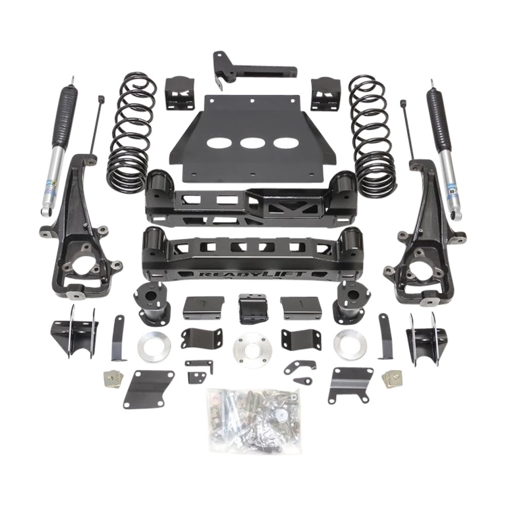 Kit de lift pentru jante de 22” din fabrică Dodge RAM 1500 din 2019 fuzete big bore lift 6” ReadyLIFT 44-1961 Kit de lift pentru jante de 22” din fabrică Dodge RAM 1500 din 2019 fuzete big bore lift 6” ReadyLIFT 44-1961