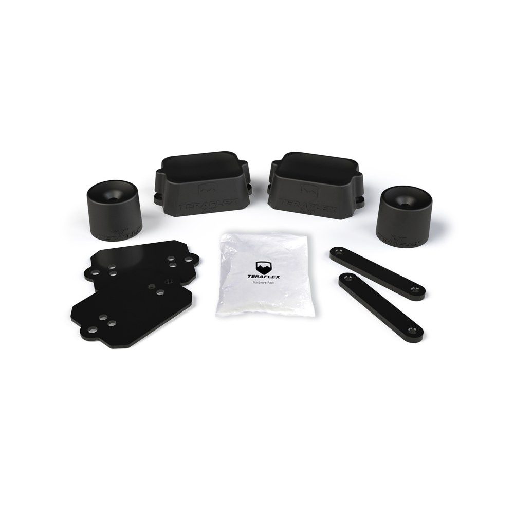 Kit extensii 2” plăcuțe bump stop Jeep Wrangler JL lift 2.5-4.5” Teraflex 1959500 Kit extensii 2” plăcuțe bump stop Jeep Wrangler JL lift 2.5-4.5” Teraflex 1959500