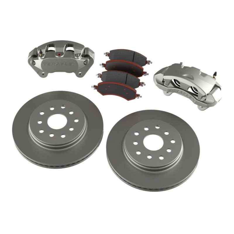 Kit frâne față Big Brake cu discuri netede Jeep Wrangler JK Teraflex 4303400