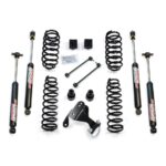 Kit lift cu arcuri elicoidale 2.5” Jeep Wrangler JK 2 uși cu amortizoare 9550 Teraflex 1251002