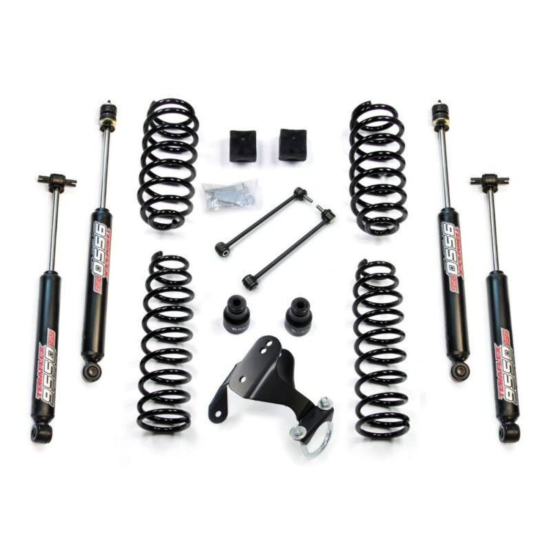 Kit lift cu arcuri elicoidale 2.5” Jeep Wrangler JK 2 uși cu amortizoare 9550 Teraflex 1251002