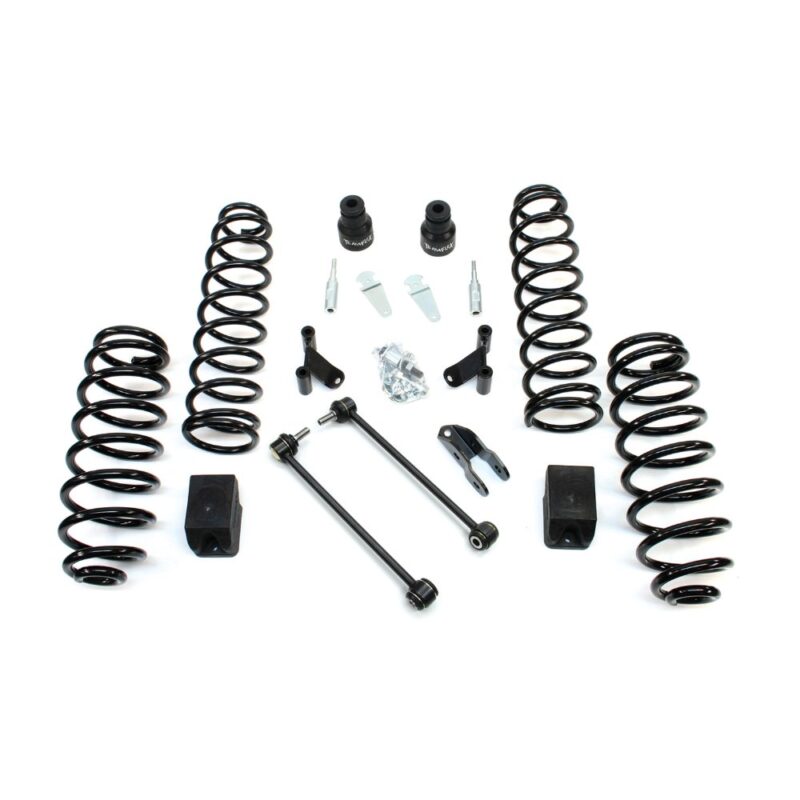 Kit lift cu arcuri elicoidale 2.5” Jeep Wrangler JK 2 uși cu extensii de amortizor Teraflex 1352002
