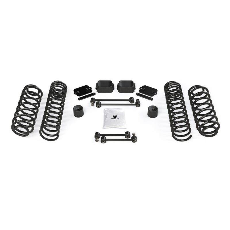 Kit lift cu arcuri elicoidale 2.5” Jeep Wrangler JL 4 uși 3.0L fără amortizoare Teraflex 1354220