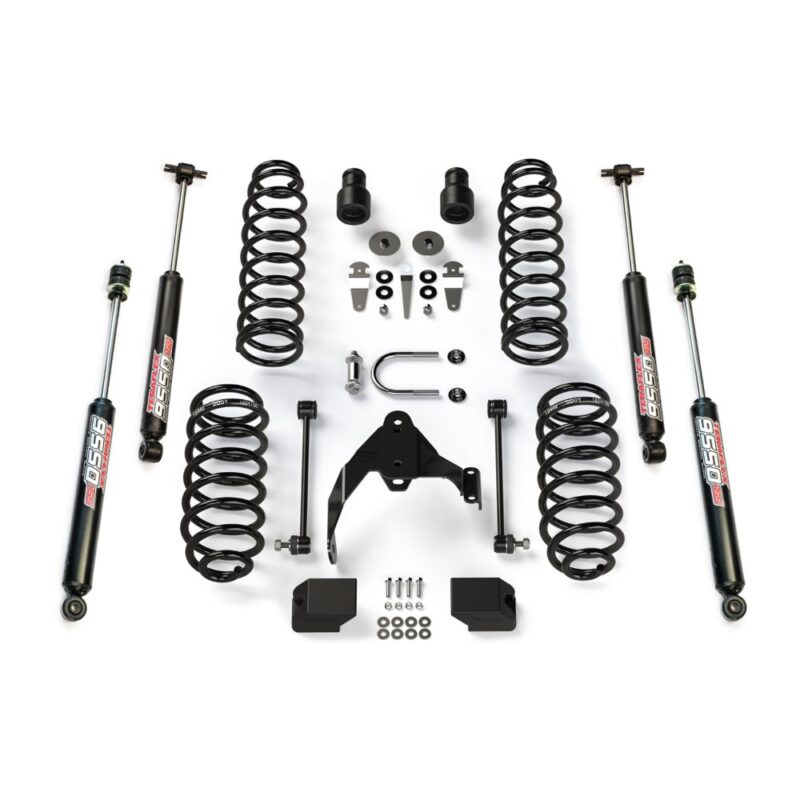 Kit lift cu arcuri elicoidale 2.5” Jeep Wrangler JK 4 uși cu amortizoare 9550 Teraflex 1251000
