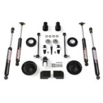 Kit lift 2.5” Performance cu distanțiere și amortizoare 9550 Jeep Wrangler JK Teraflex 1255200