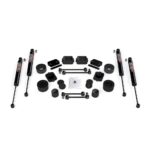 Kit lift 2.5” Performance cu distanțiere și amortizoare 9550 Jeep Wrangler JL 2 uși Sport/Sahara Teraflex 1365350