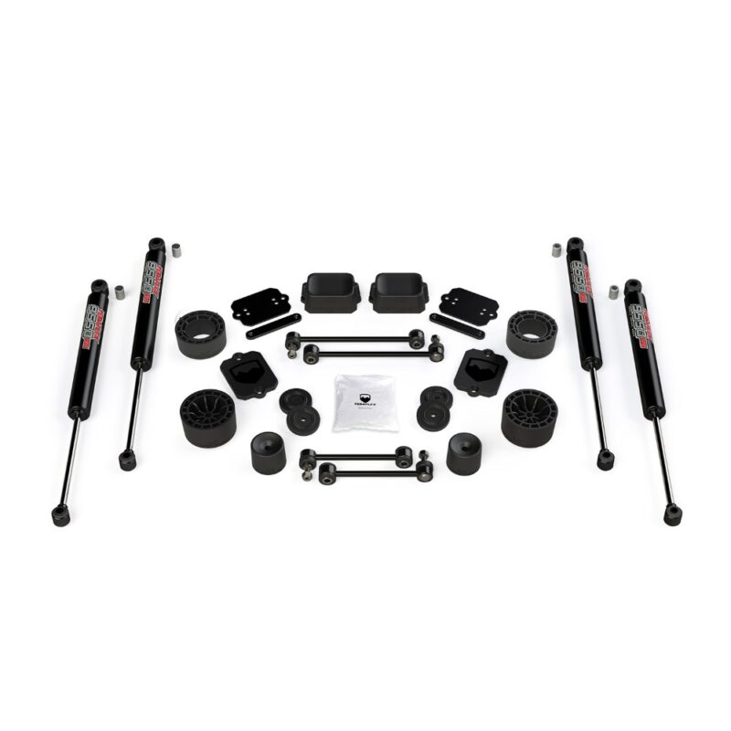 Kit lift 2.5” Performance cu distanțiere și amortizoare 9550 Jeep Wrangler JL 2 uși Sport/Sahara Teraflex 1365350
