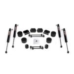 Kit lift 2.5” Performance cu distanțiere și amortizoare 9550 Jeep Wrangler JL 2 uși Rubicon Teraflex 1365360