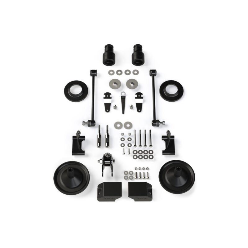 Kit lift 2.5” Performance cu distanțiere și extensii amortizoare Jeep Wrangler JK Teraflex 1355210