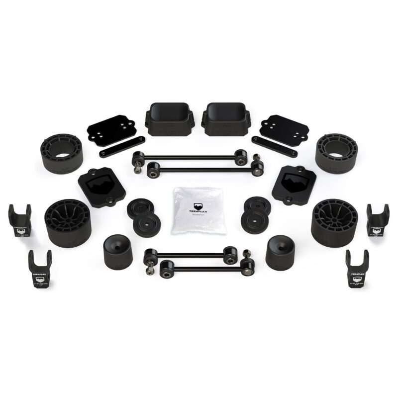 Kit lift 2.5” Performance cu distanțiere și extensii amortizoare Jeep Wrangler JL 2 uși Sport/Sahara Teraflex 1365305