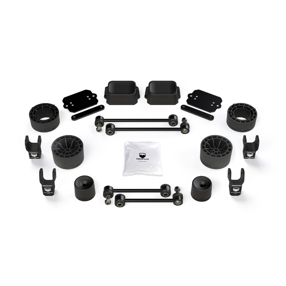 Kit lift 2.5” Performance cu distanțiere și extensii amortizoare Jeep Wrangler JL 2 uși Rubicon Teraflex 1365315 Kit lift 2.5” Performance cu distanțiere și extensii amortizoare Jeep Wrangler JL 2 uși Rubicon Teraflex 1365315