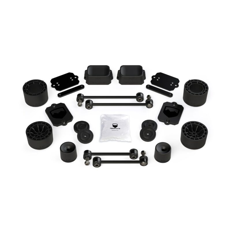 Kit lift 2.5” Performance cu distanțiere, fără amortizoare Jeep Wrangler JL 4 uși Sport/Sahara Teraflex 1365200