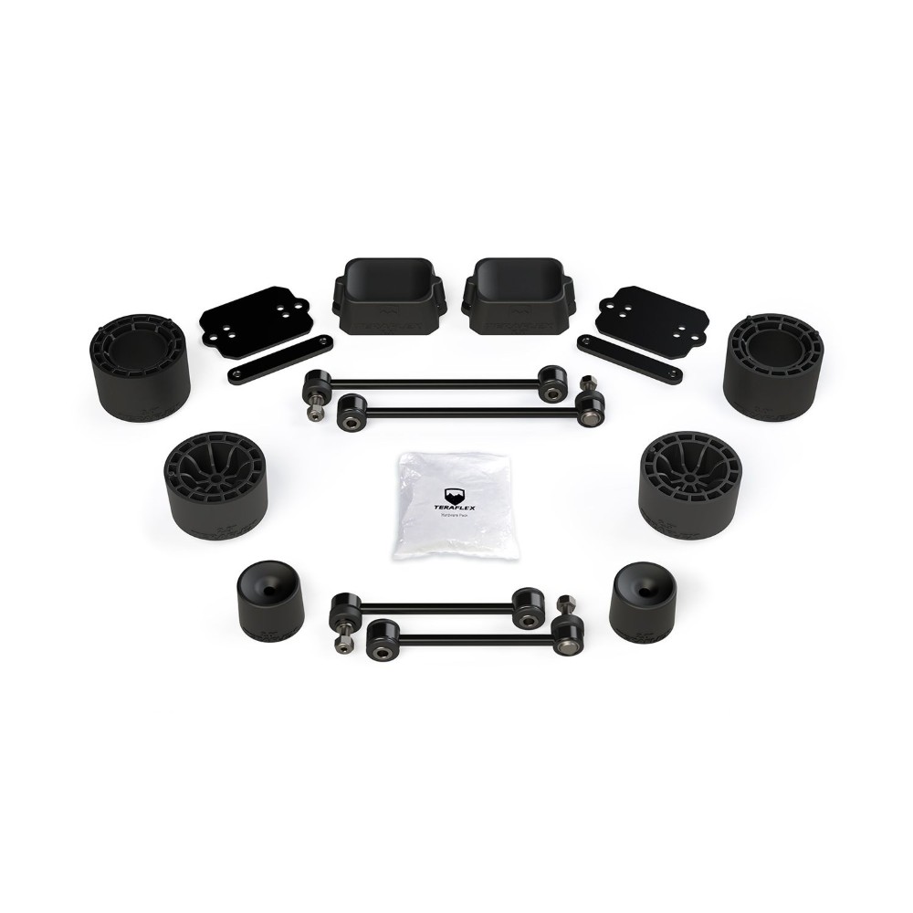 Kit lift 2.5” Performance cu distanțiere, fără amortizoare Jeep Wrangler JL 4 uși Rubicon Teraflex 1365210 Kit lift 2.5” Performance cu distanțiere, fără amortizoare Jeep Wrangler JL 4 uși Rubicon Teraflex 1365210