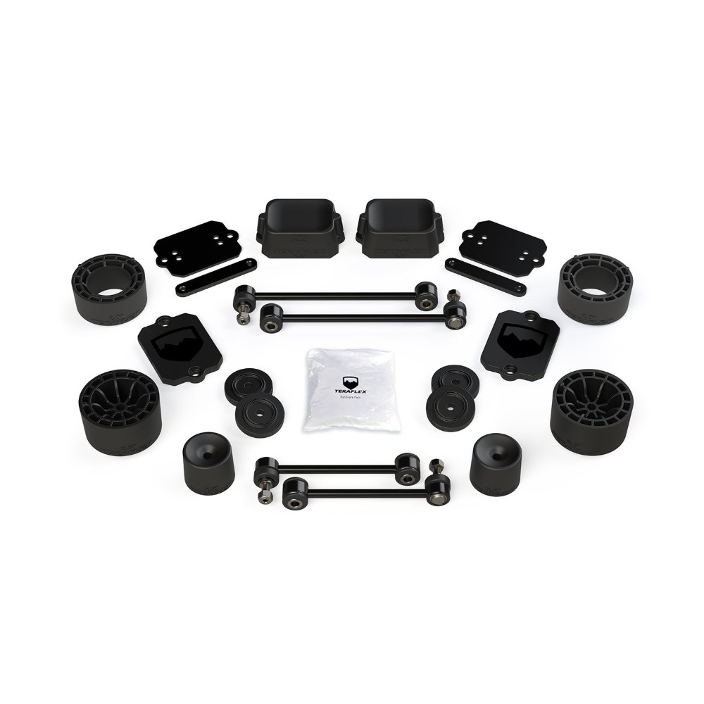 Kit lift 2.5” Performance cu distanțiere, fără amortizoare Jeep Wrangler JL 2 uși Sport/Sahara Teraflex 1365300 Kit lift 2.5” Performance cu distanțiere, fără amortizoare Jeep Wrangler JL 2 uși Sport/Sahara Teraflex 1365300