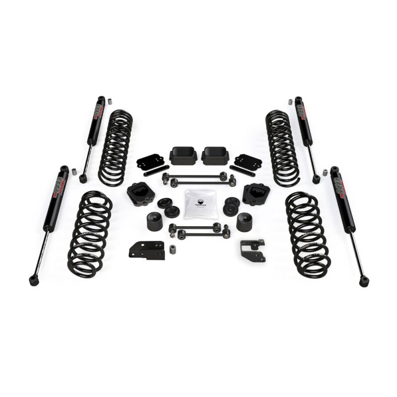Kit lift cu arcuri elicoidale 3.5” Jeep Wrangler JL 4 uși cu amortizoare 9550 Teraflex 1356050