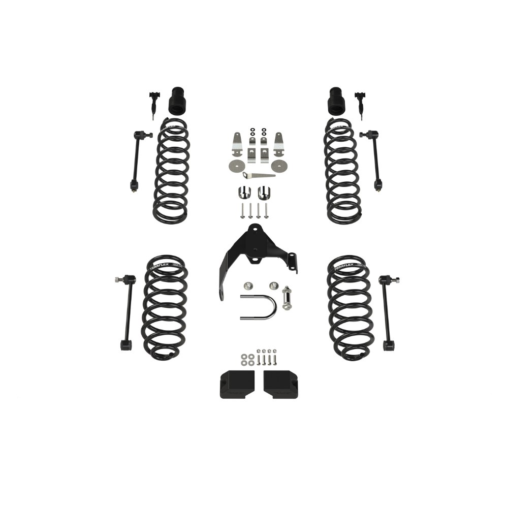Kit lift cu arcuri elicoidale 3” Jeep Wrangler JK 2 uși fără amortizoare Teraflex 1151202 Kit lift cu arcuri elicoidale 3” Jeep Wrangler JK 2 uși fără amortizoare Teraflex 1151202