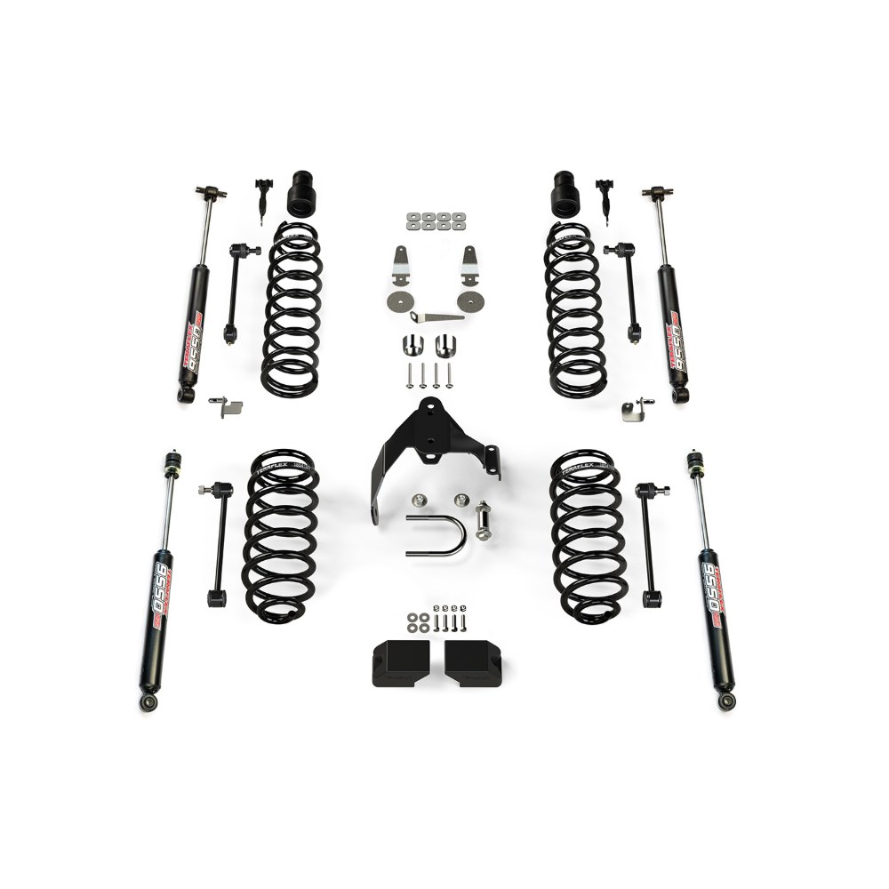 Kit lift cu arcuri elicoidale 3” Jeep Wrangler JK 4 uși cu amortizoare 9550 Teraflex 1251200 Kit lift cu arcuri elicoidale 3” Jeep Wrangler JK 4 uși cu amortizoare 9550 Teraflex 1251200