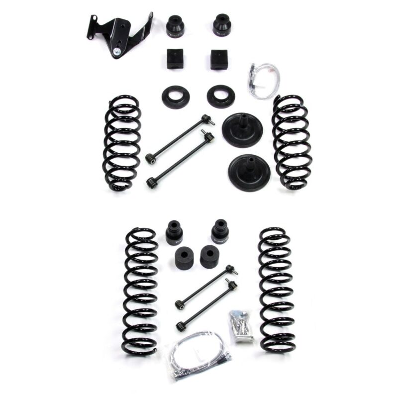 Kit lift cu arcuri elicoidale 4” Jeep Wrangler JK 2 uși fără amortizoare Teraflex 1151421
