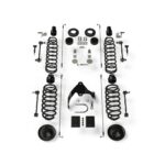 Kit lift cu arcuri elicoidale 4” Jeep Wrangler JK 4 uși fără amortizoare Teraflex 1151401