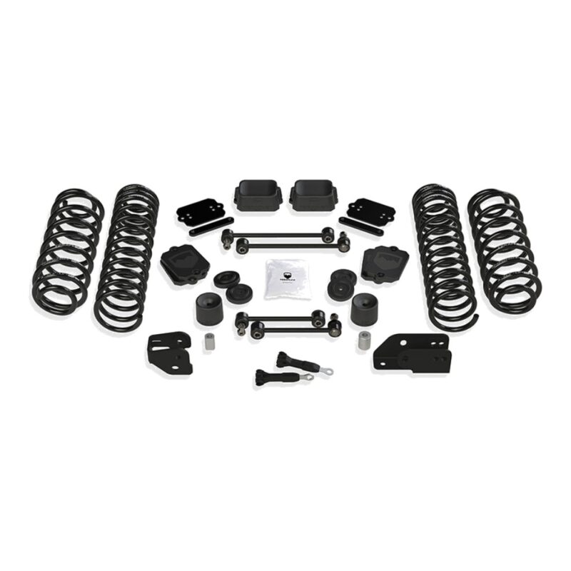Kit lift de bază 4.5” cu arcuri fără amortizoare Jeep Wrangler JL 4 uși Teraflex 1402000