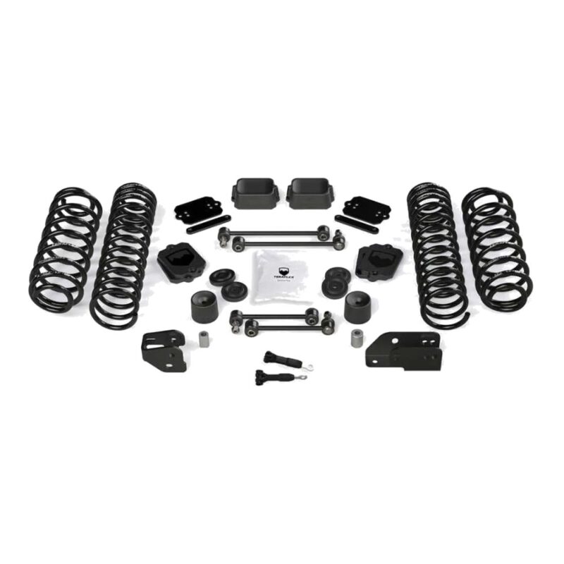 Kit lift de bază 4.5” cu arcuri fără amortizoare Jeep Wrangler JL 4xe 4 uși Teraflex 1402040