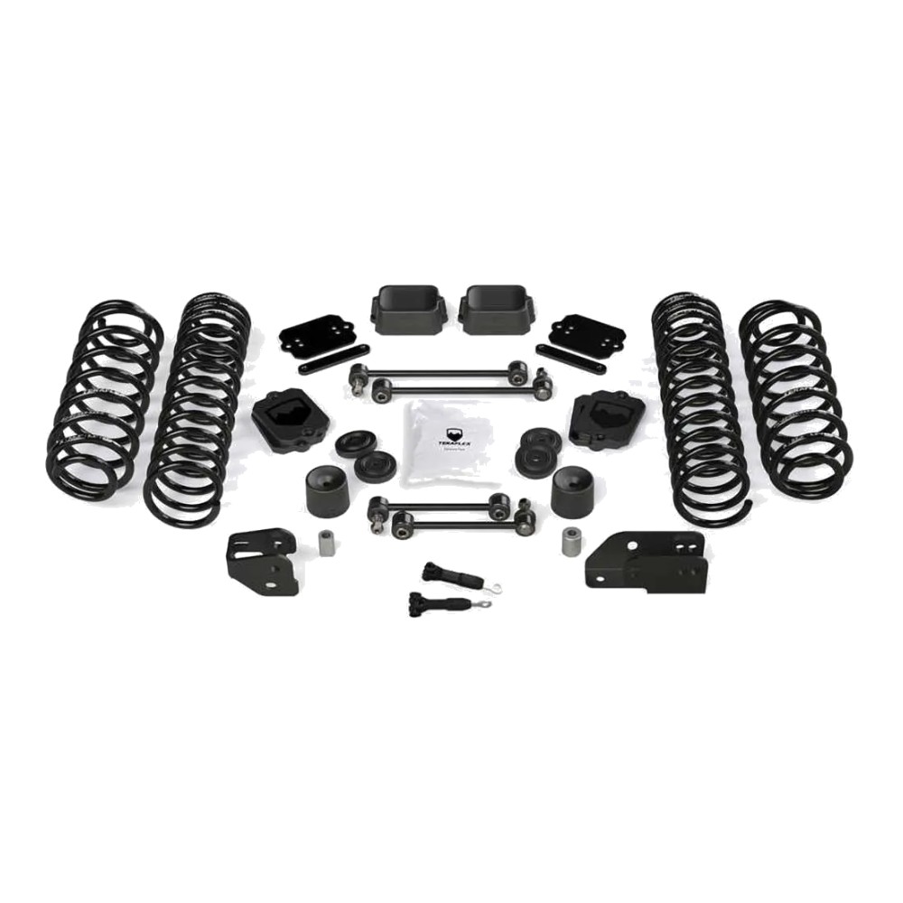 Kit lift de bază 4.5” cu arcuri fără amortizoare Jeep Wrangler JL 4xe 4 uși Teraflex 1402040 Kit lift de bază 4.5” cu arcuri fără amortizoare Jeep Wrangler JL 4xe 4 uși Teraflex 1402040
