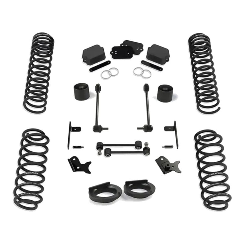 Kit lift de bază Outback HD 3.5” cu arcuri fără amortizoare Jeep Wrangler JL 4 uși 2.0L/3.6L Teraflex 1355501