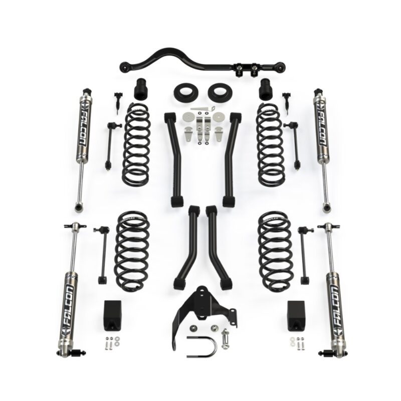 Kit lift Trail Select Adventure cu amortizoare Falcon 2.1 Jeep Wrangler JK 4 uși lift 3” Teraflex 1342000