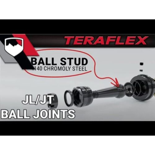 Kit pivoți HD Dana 30/44 sus și jos punte completă Jeep Wrangler JL și Gladiator JT Teraflex 3452010 - imagine 3